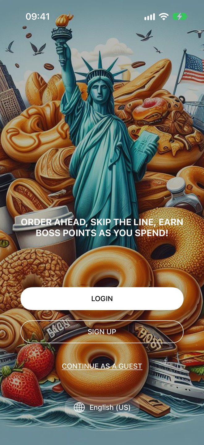 Bagel Boss app launch screen